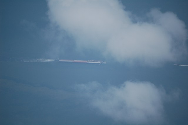 Barges on the intracoastal waterway