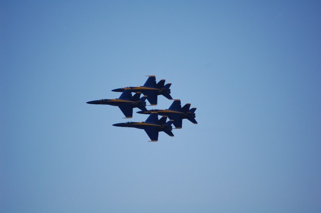 Blue Angels Diamond Formation